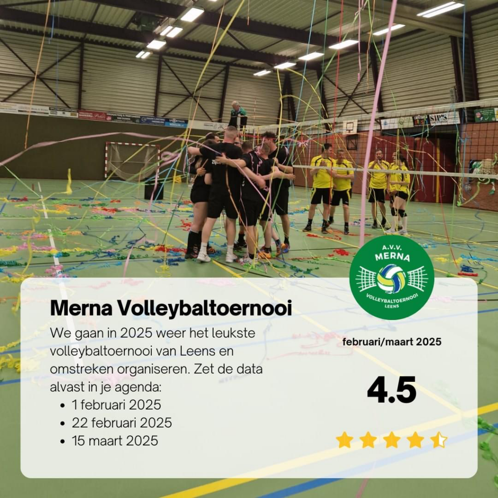 Bedrijvenvolleybal 2025